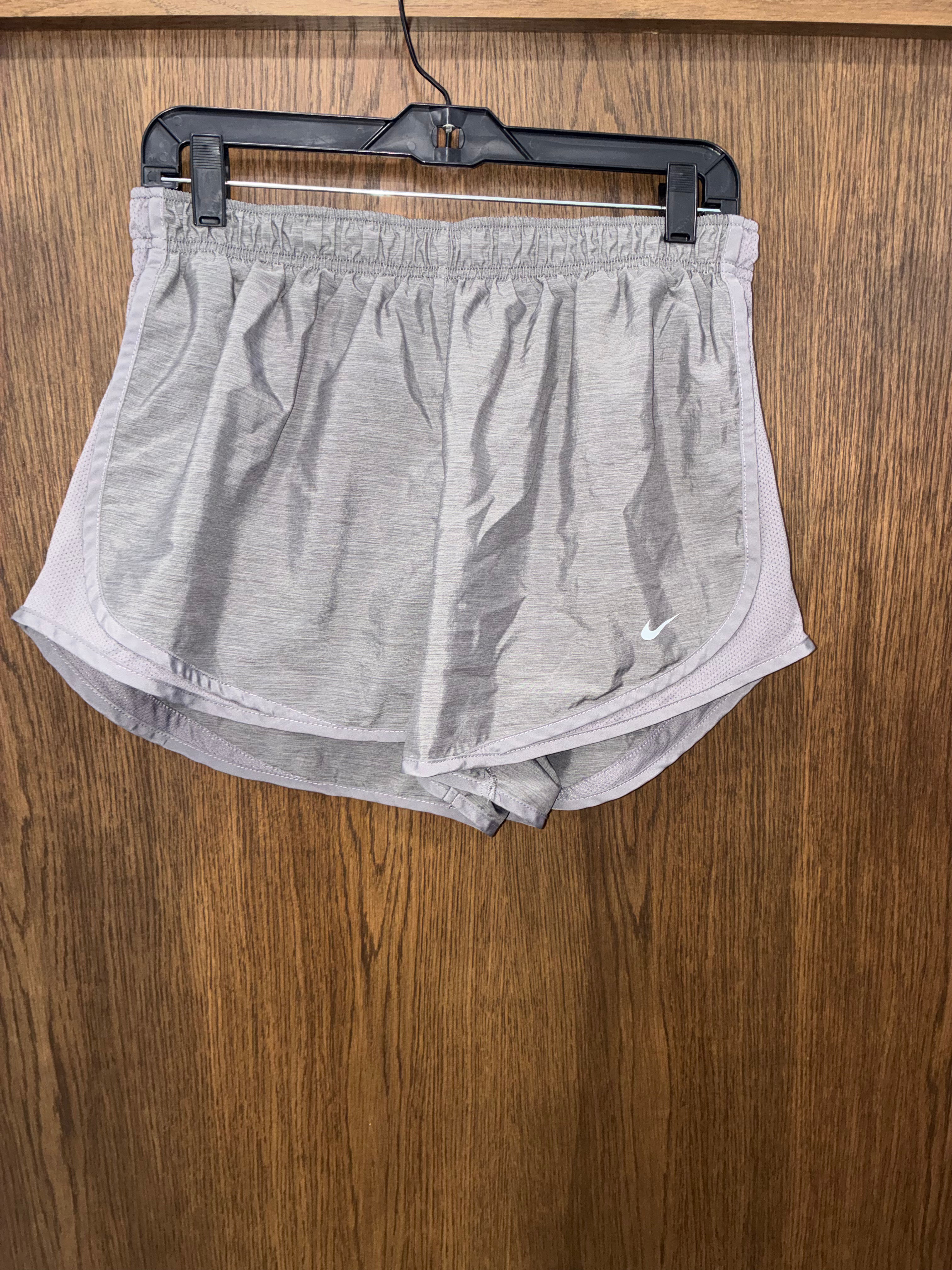 Nike Women's Gray Tempo Shorts Lined Size XL