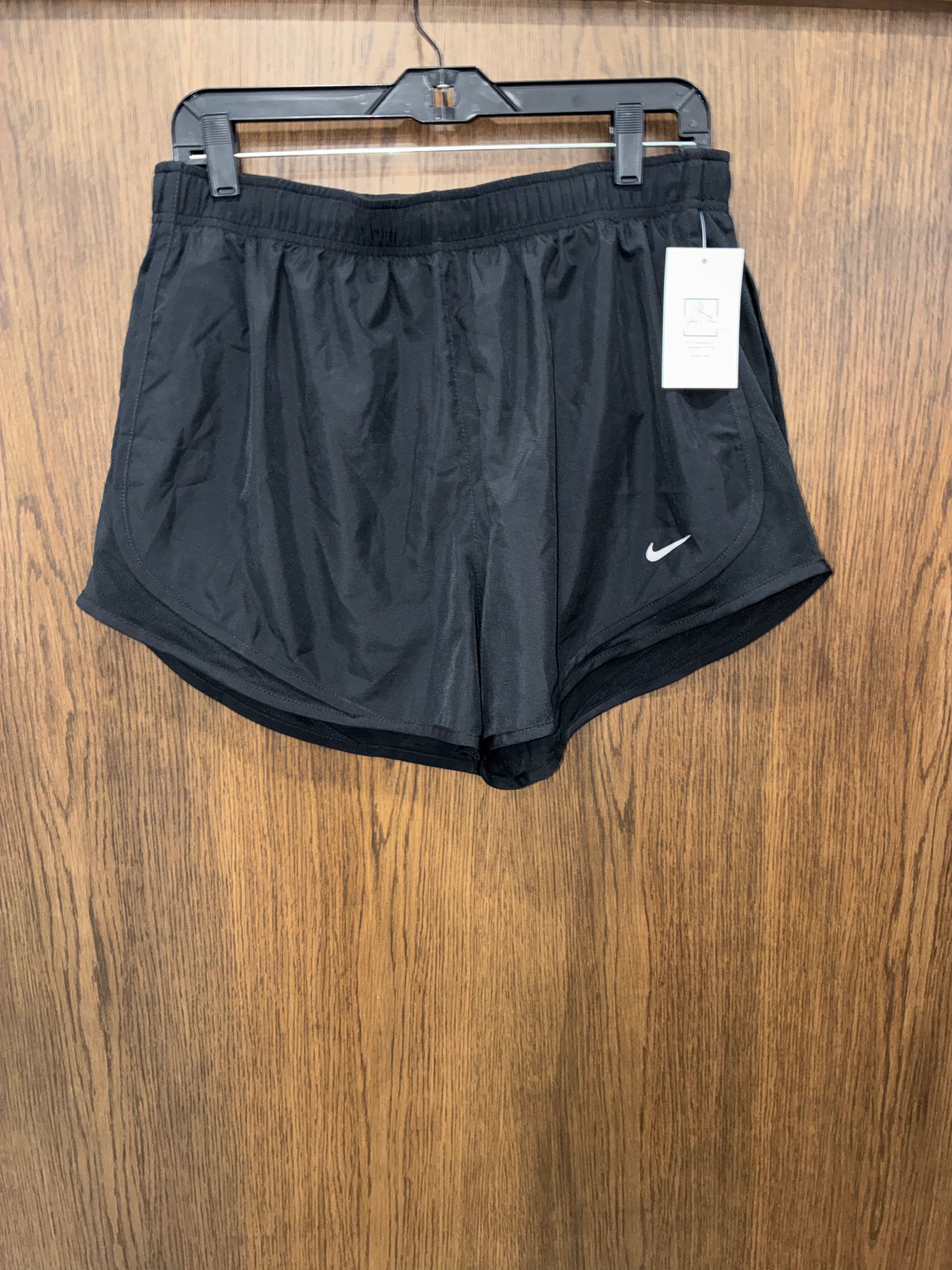 Nike Women's Black Tempo Shorts Lined Size XL