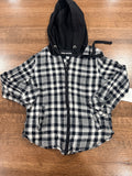 Me & Reeki Boys Flannel Black & White Plaid Size 3T