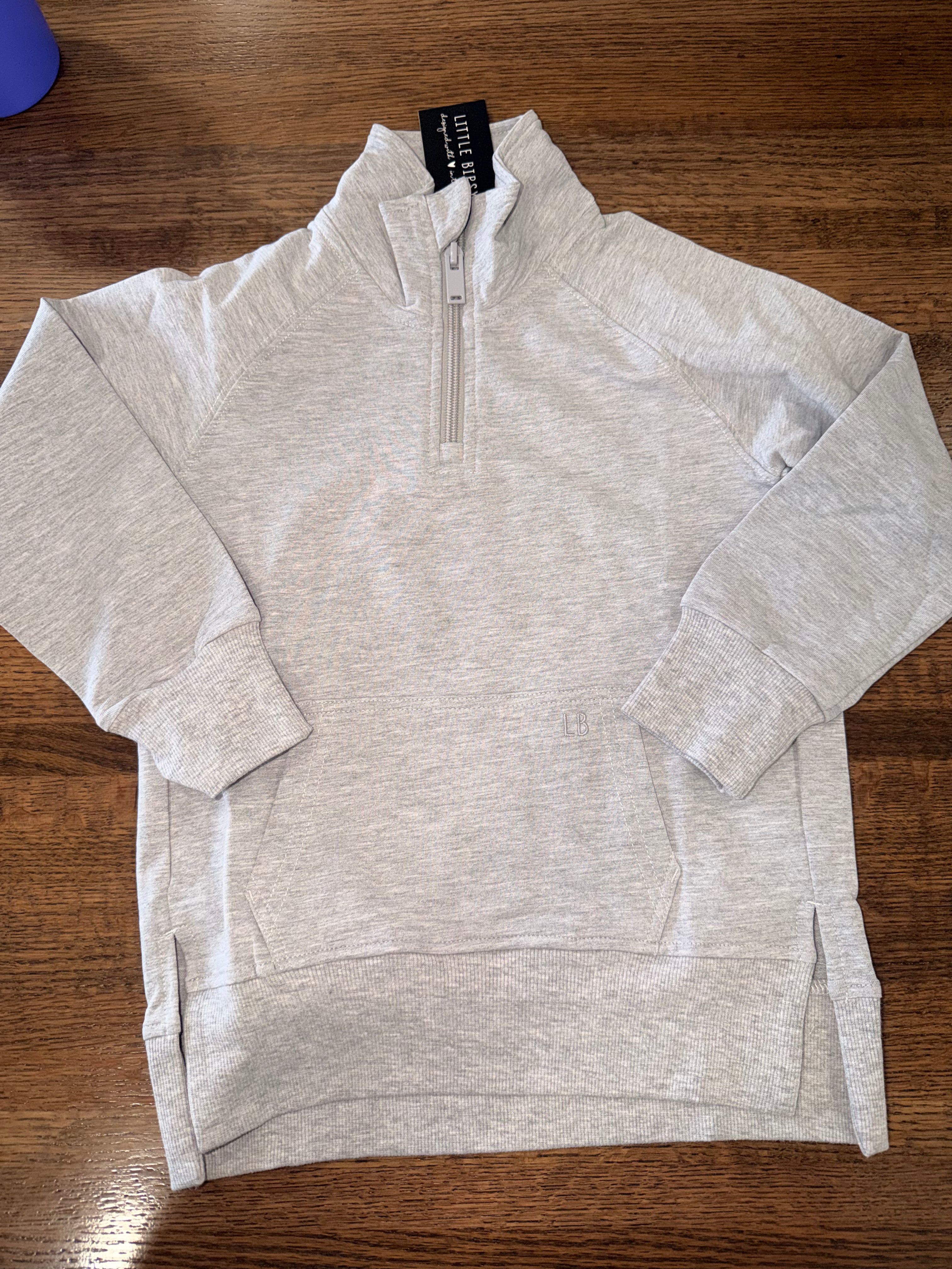 Little Bipsy Boys 1/4 Zip Pullover Size 4/5 4T 5T Months NWT