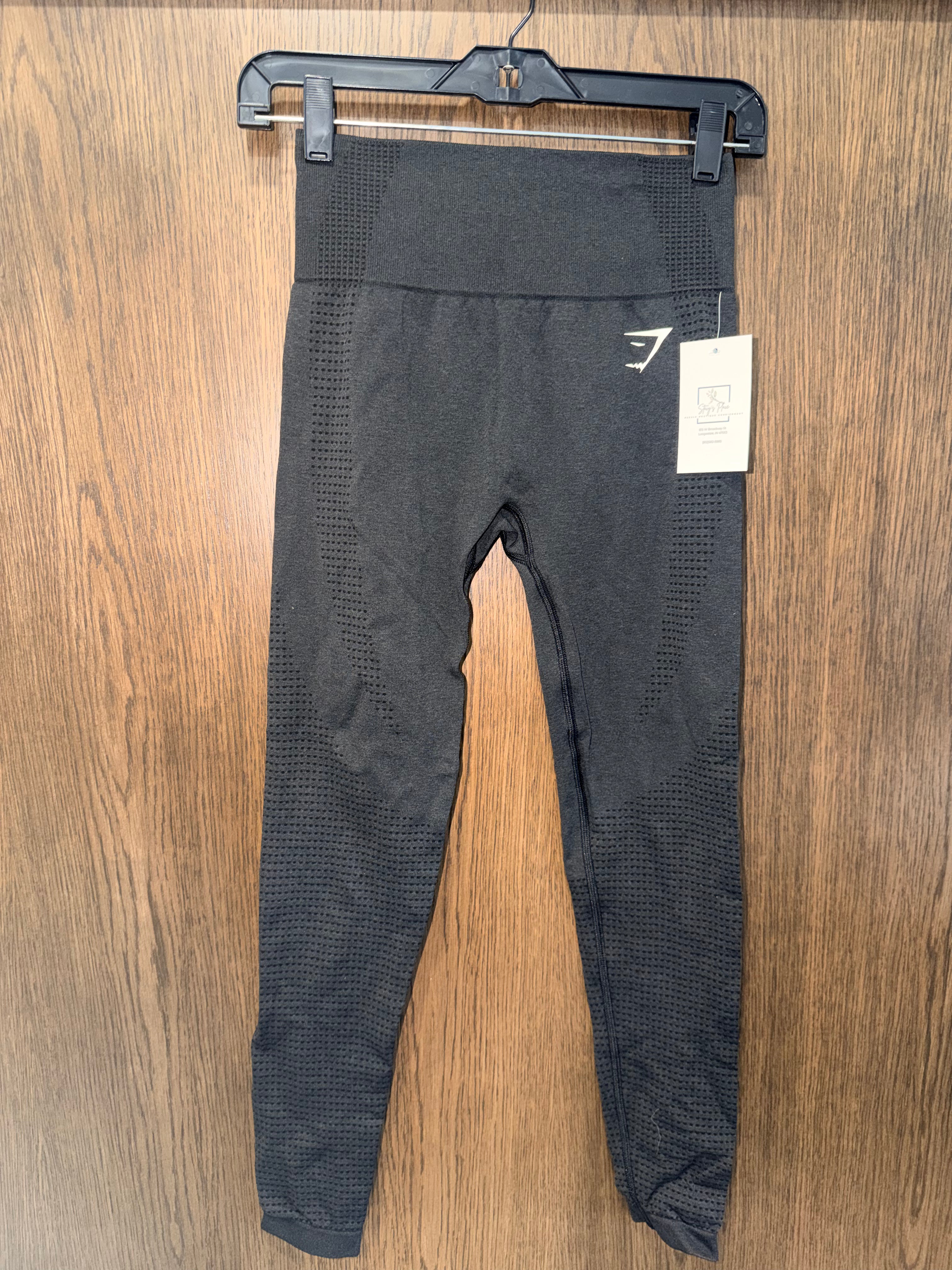 Gym Shark Vital Seamless Black Leggings Size Small