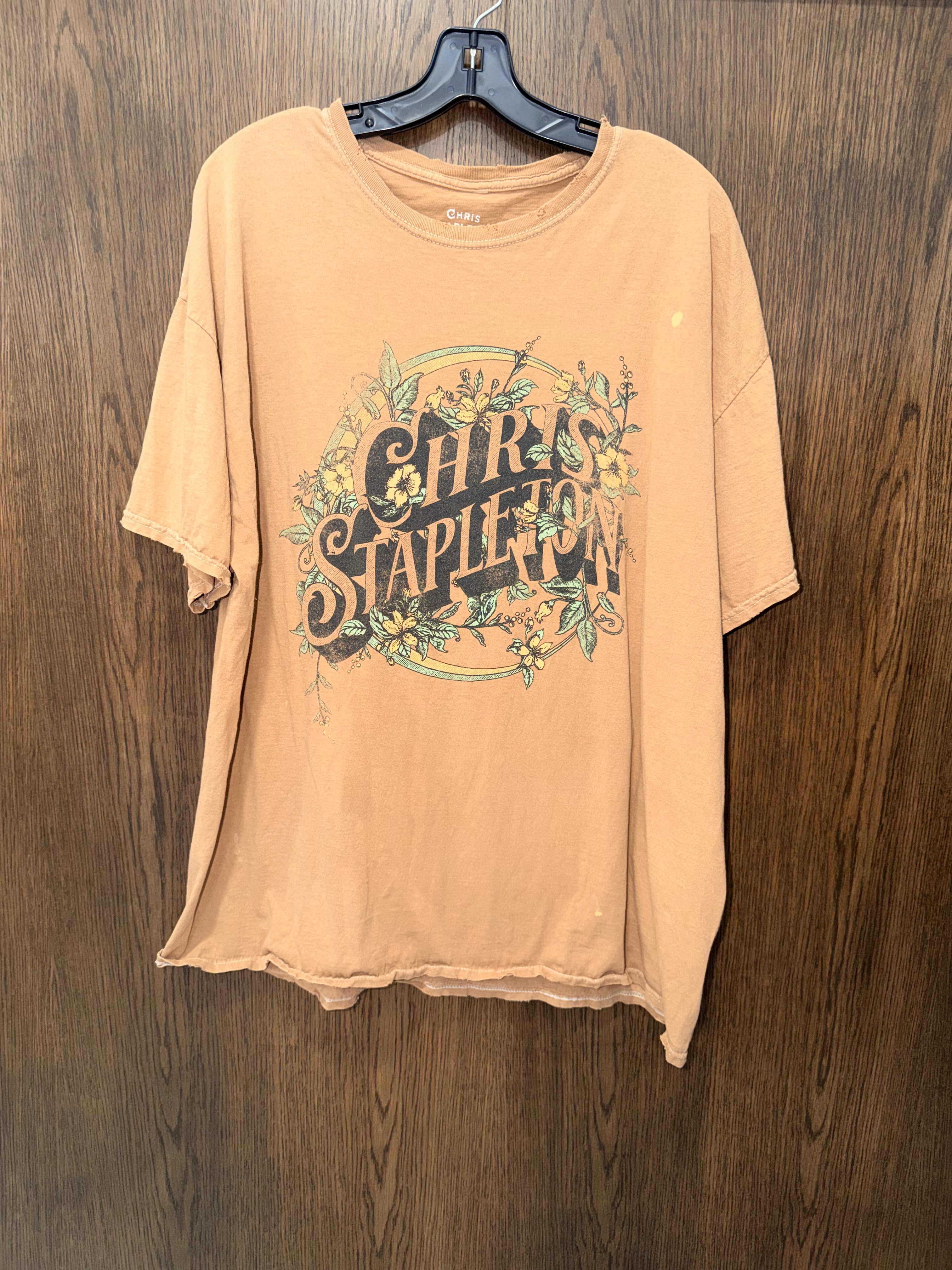 Buckle Chris Stapleton Distressed Tee T-shirt Size Large