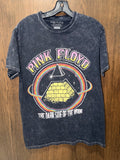 Buckle Pink Floyd Distressed Acid Wash Tee T-shirt Size Small