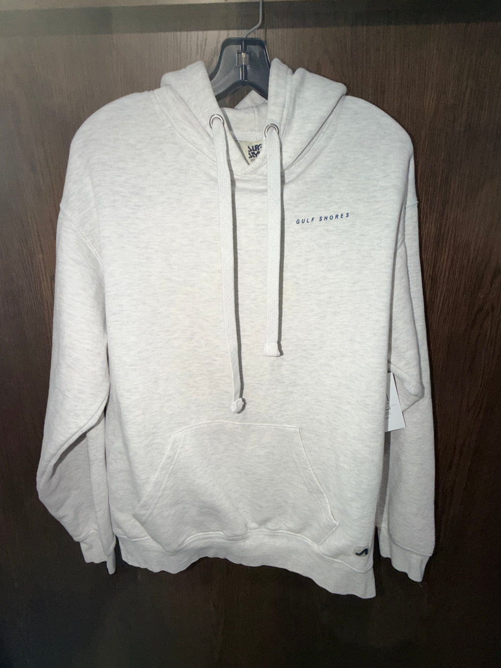 Surf Style Gulf Shores Patchwork Stars Hoodie Size Medium