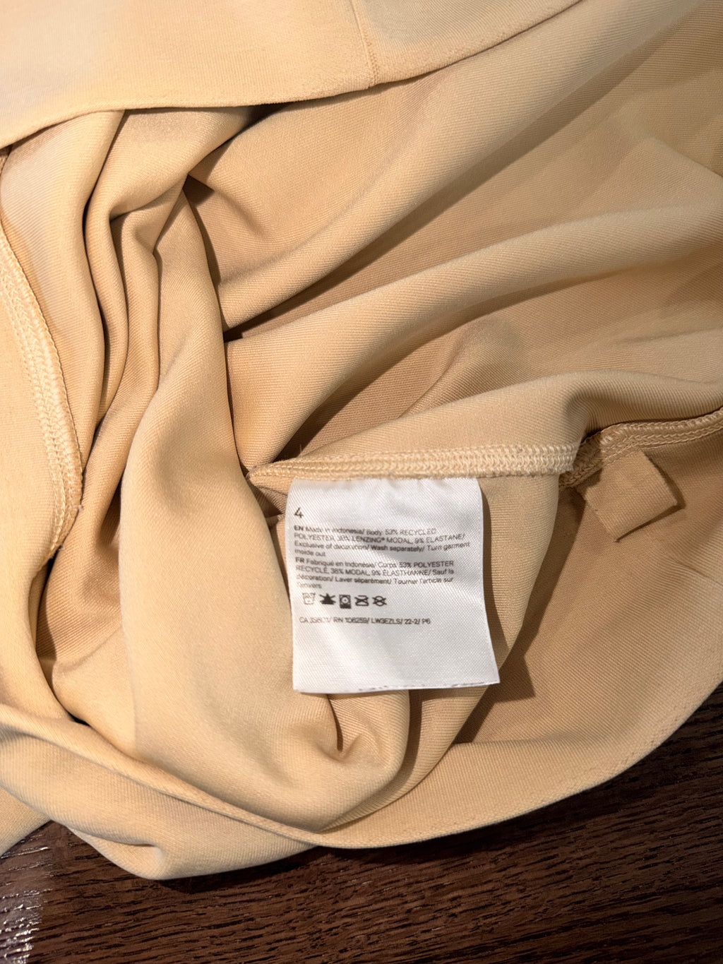 Lululemon Perfectly Oversized Softstreme Cropped Crew Size 4 Color: Prosecco