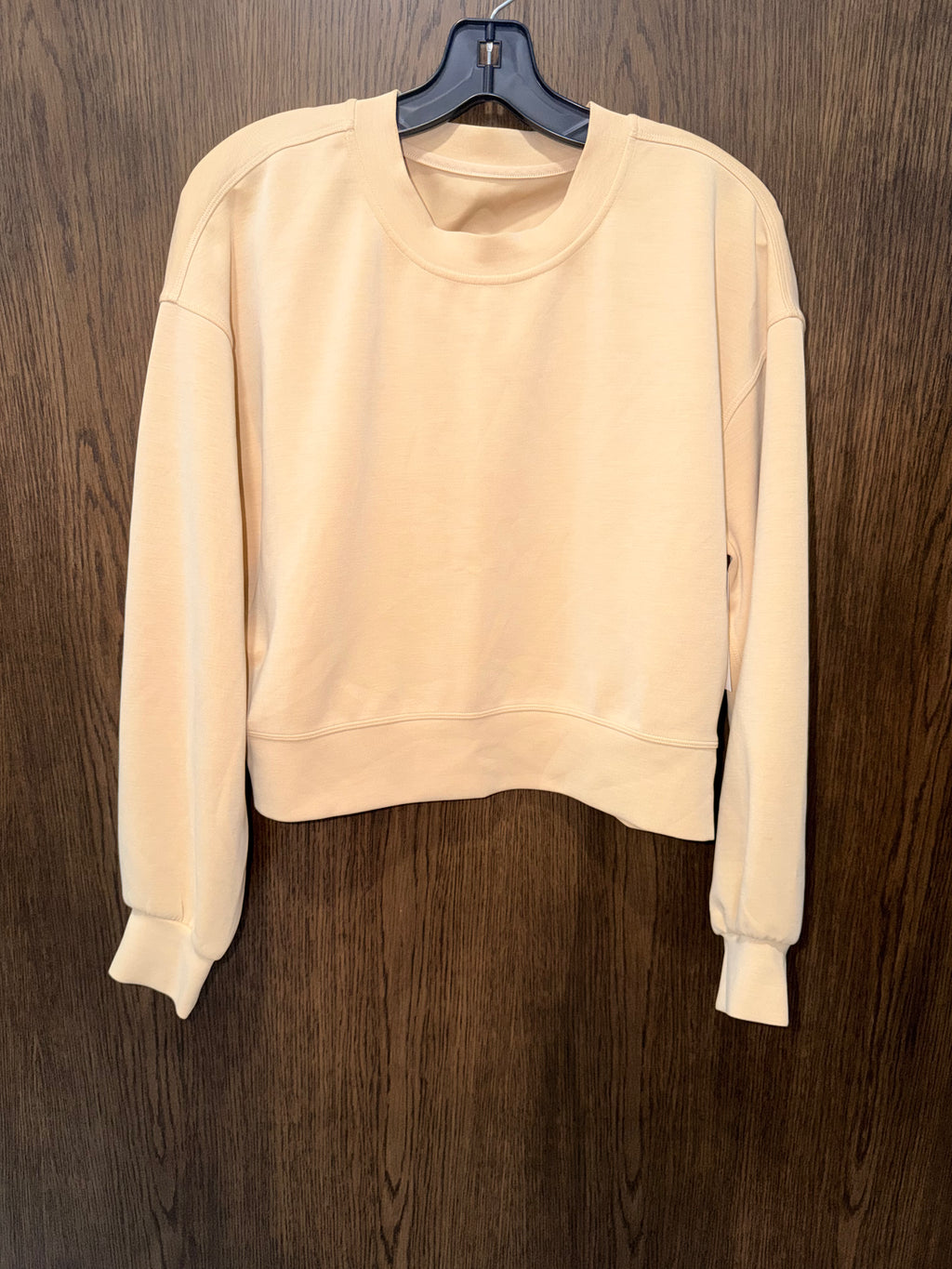 Lululemon Perfectly Oversized Softstreme Cropped Crew Size 4 Color: Prosecco