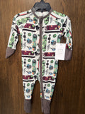 Fletch Skateboard Convertible Romper Pajamas Size 3-6 Months