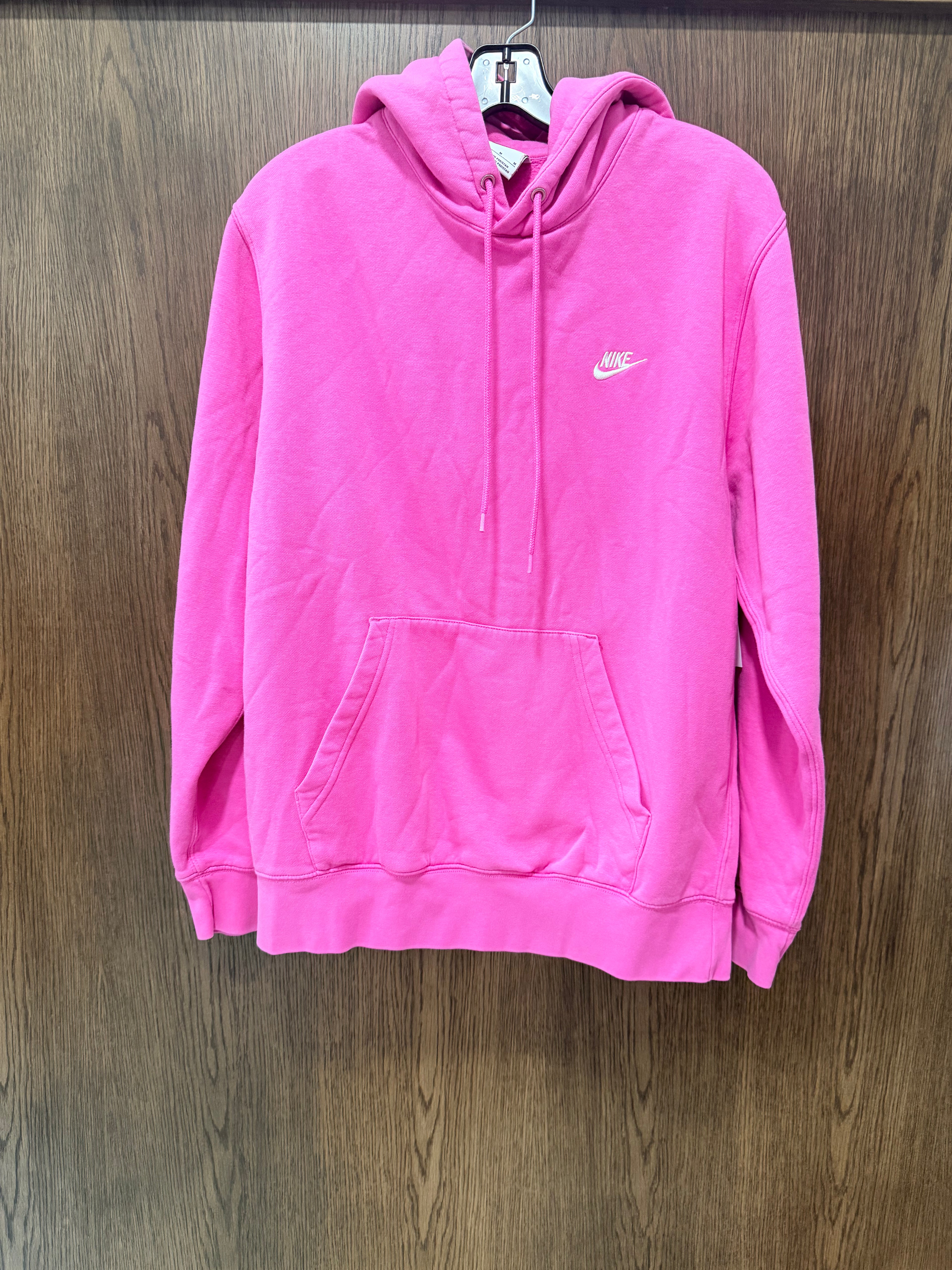 Nike Men’s Pink Club Fleece Hoodie Size Medium