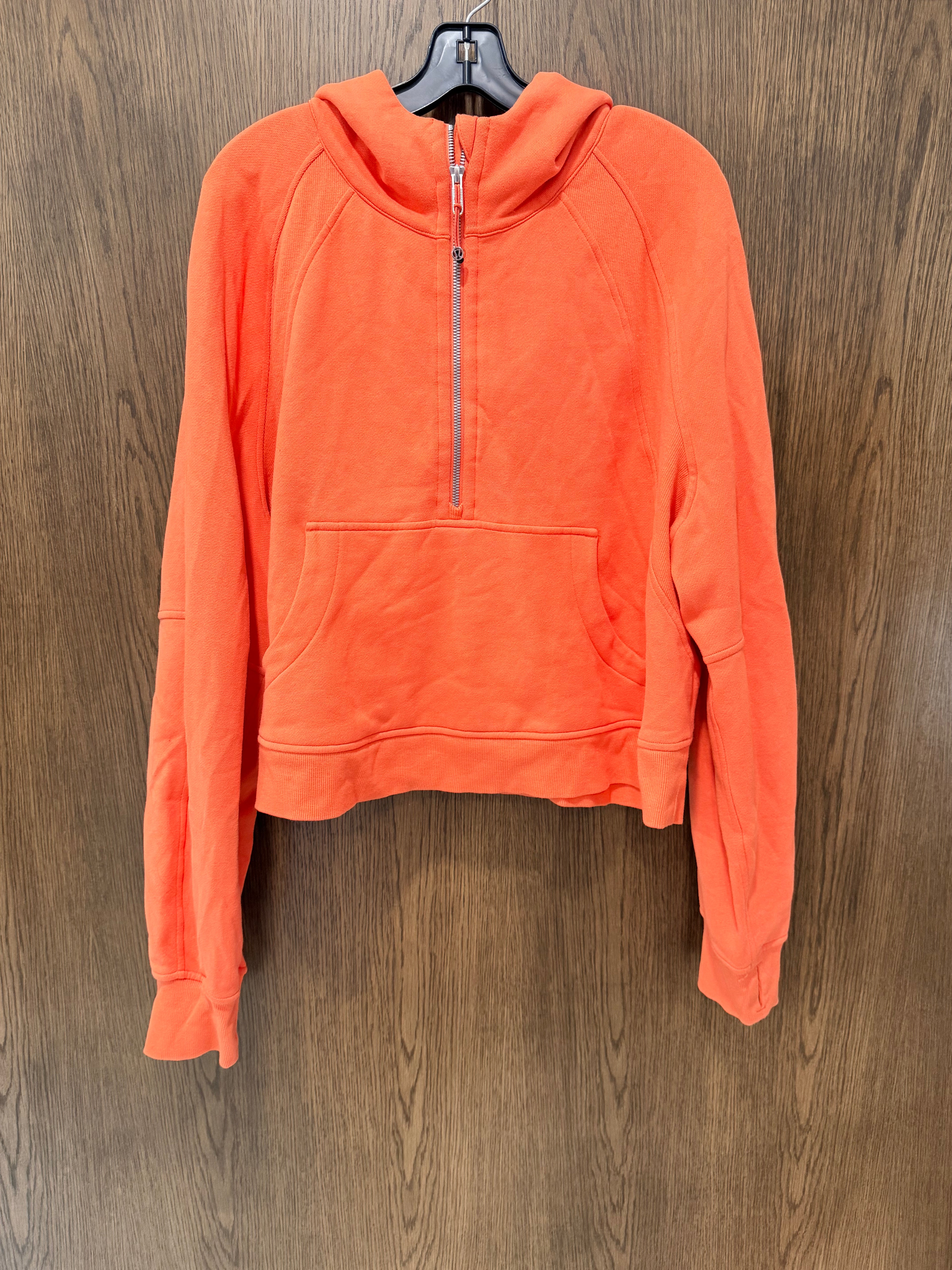 Lululemon Women’s Scuba Oversized Half-Zip Hoodie CL/XXL Color: Warm Coral New Condition