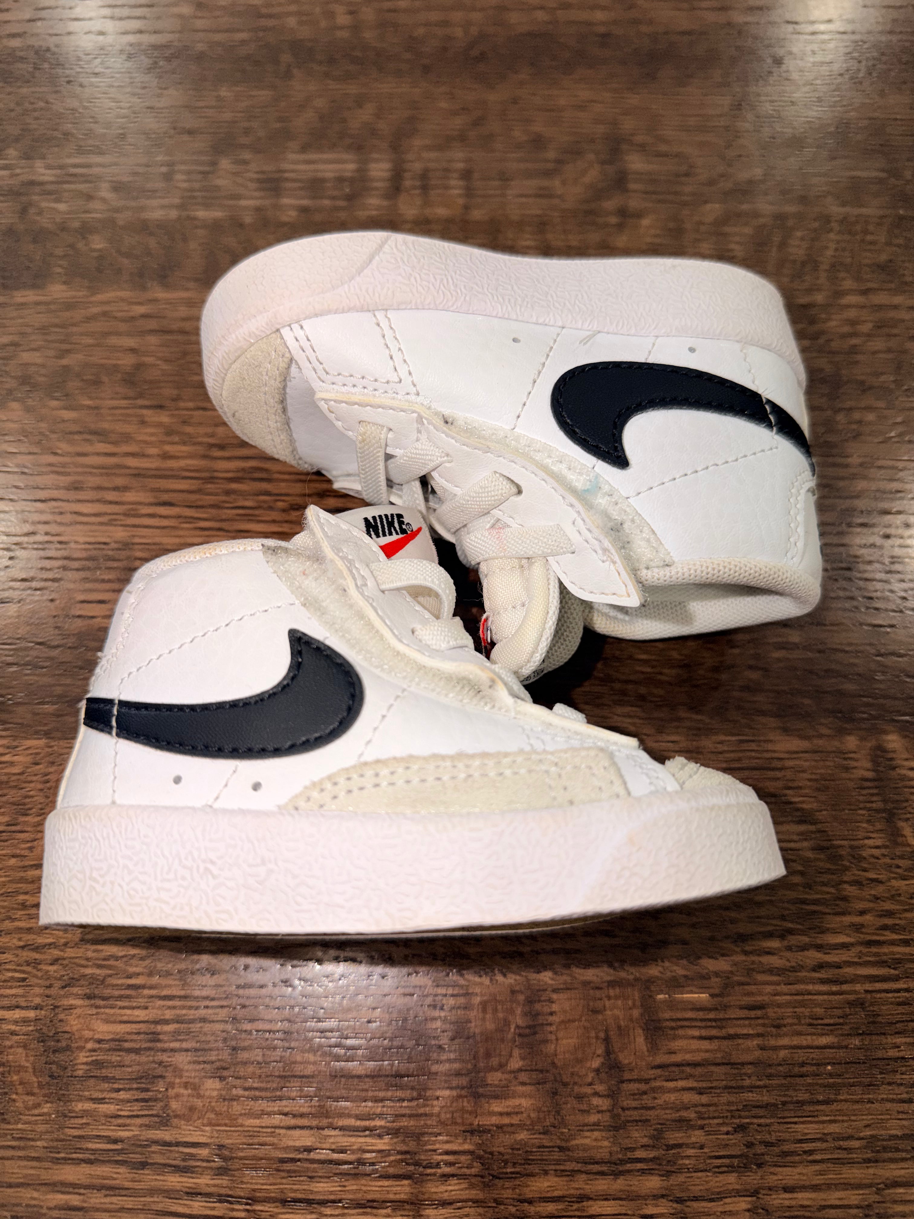 Nike Blazer Mid 77 Toddler Easy On Shoes Size 3.5C