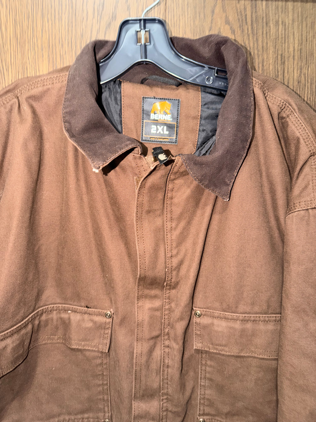 Berne Men's Heartland Washed Chore Coat Size 2X XXL