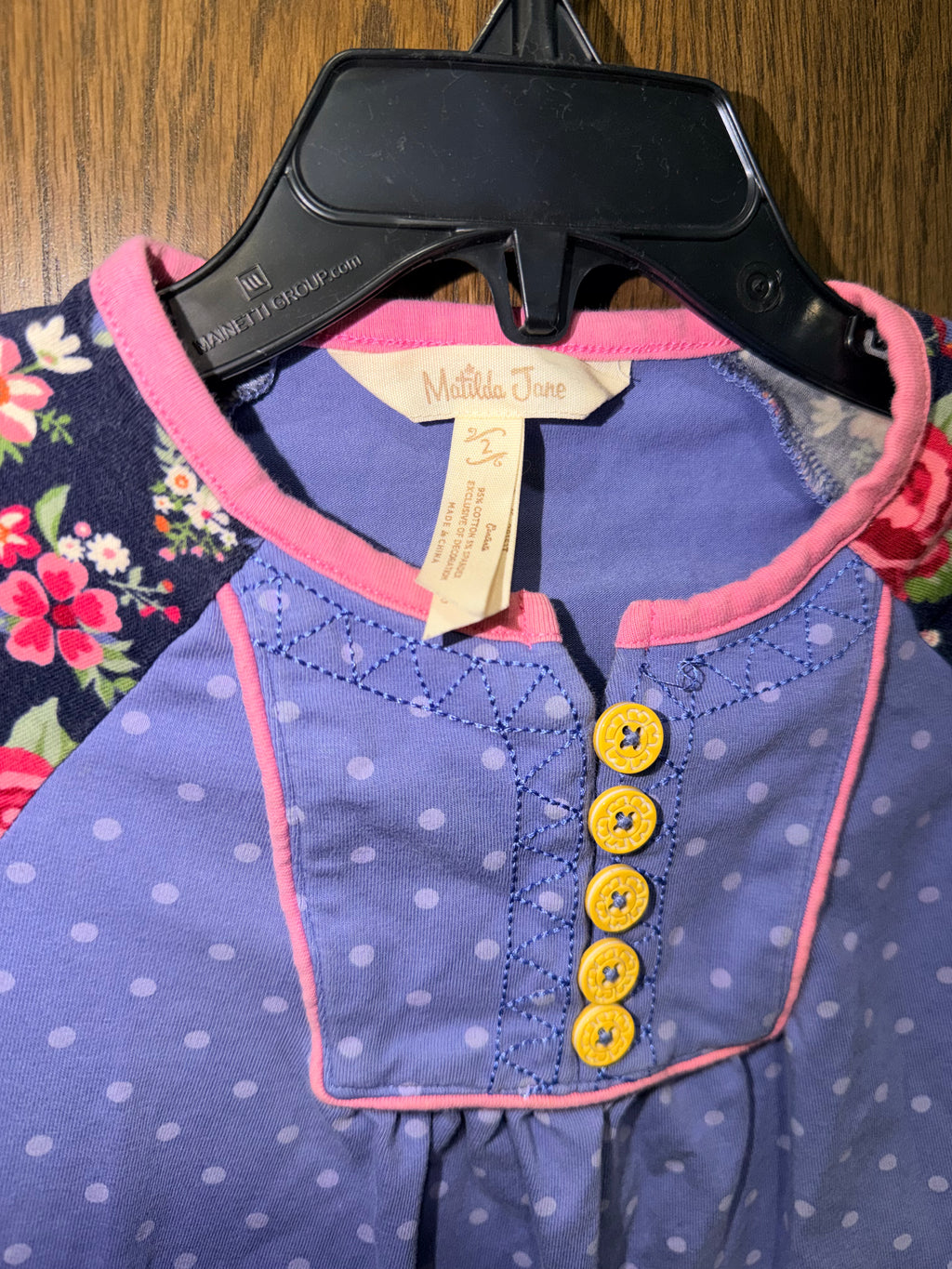 Matilda Jane Wintry Mix
Raglan Long Sleeve T-Shirt Size 2