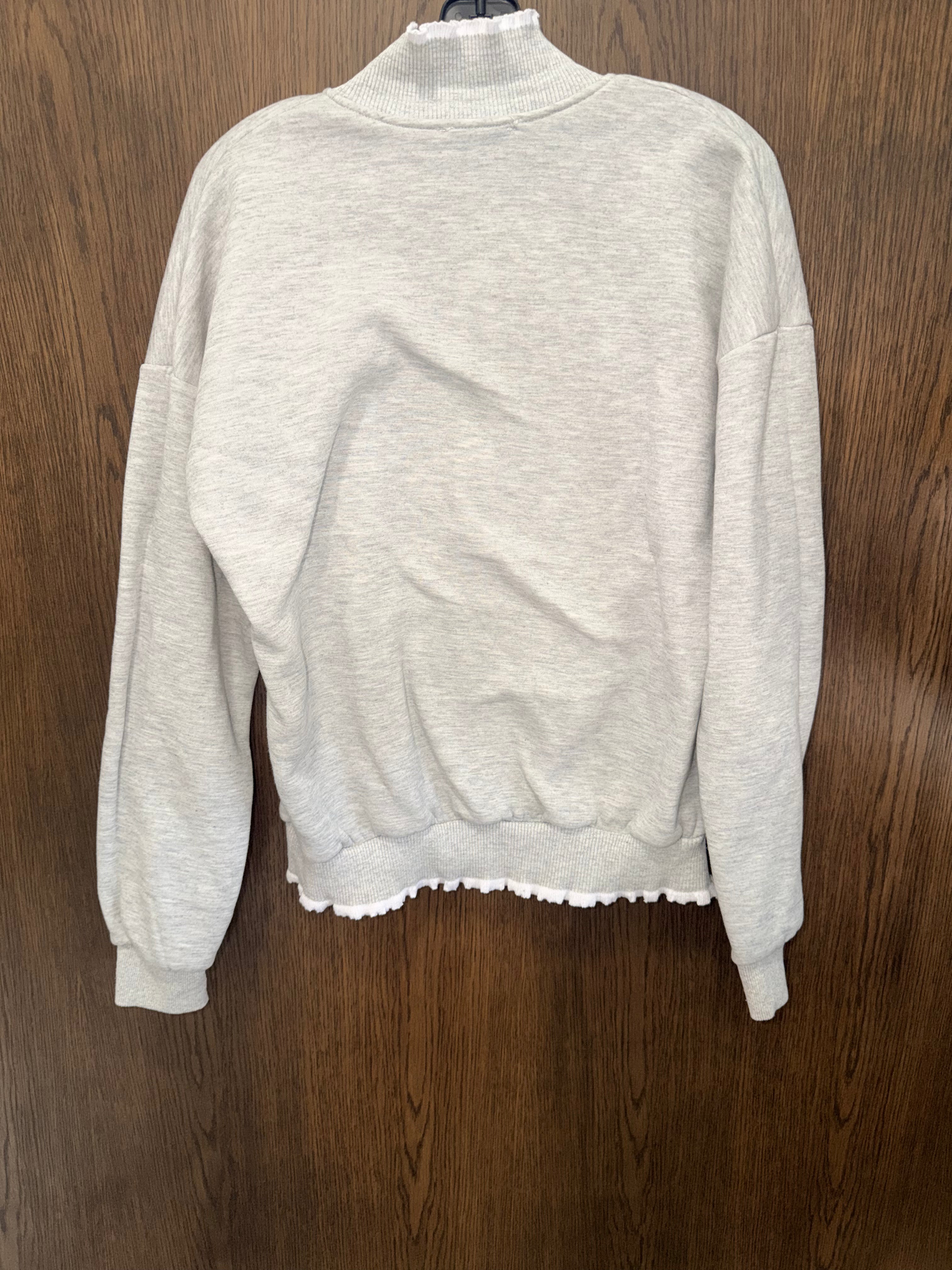 Edikted
Women's Ashtin Ruffle Trim 1/4 Sweatshirt Size Small