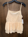 American Eagle Women’s Crushed Velvet Tiered Babydoll Cami Size Large