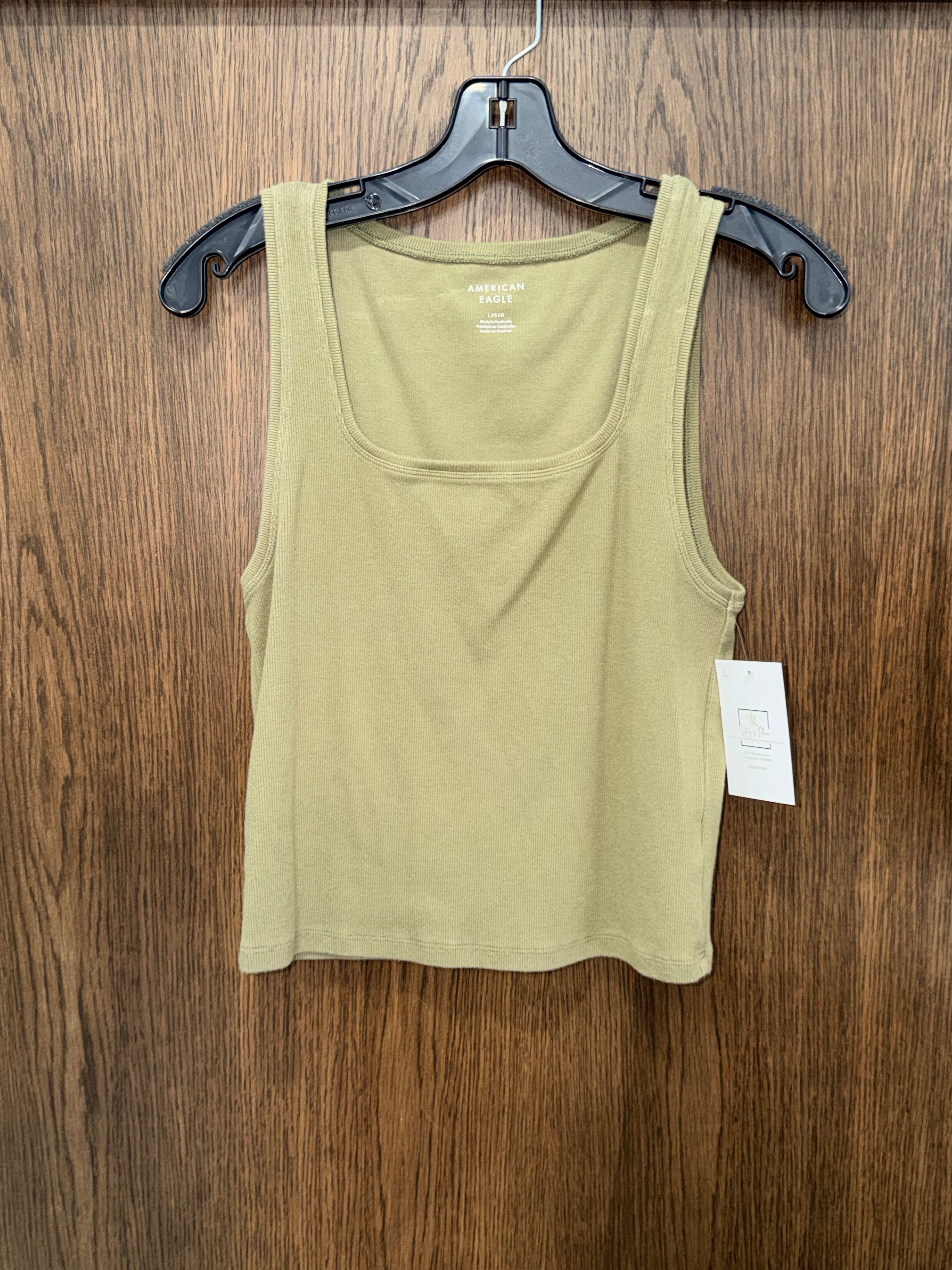 American Eagle Women’s Olive Green Tank Top Size Large