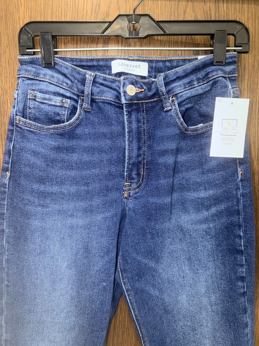 Lovervet High Rise Straight Crop Jeans Size 7/28