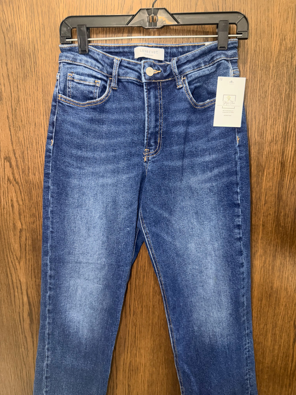Lovervet High Rise Straight Crop Jeans Size 7/28