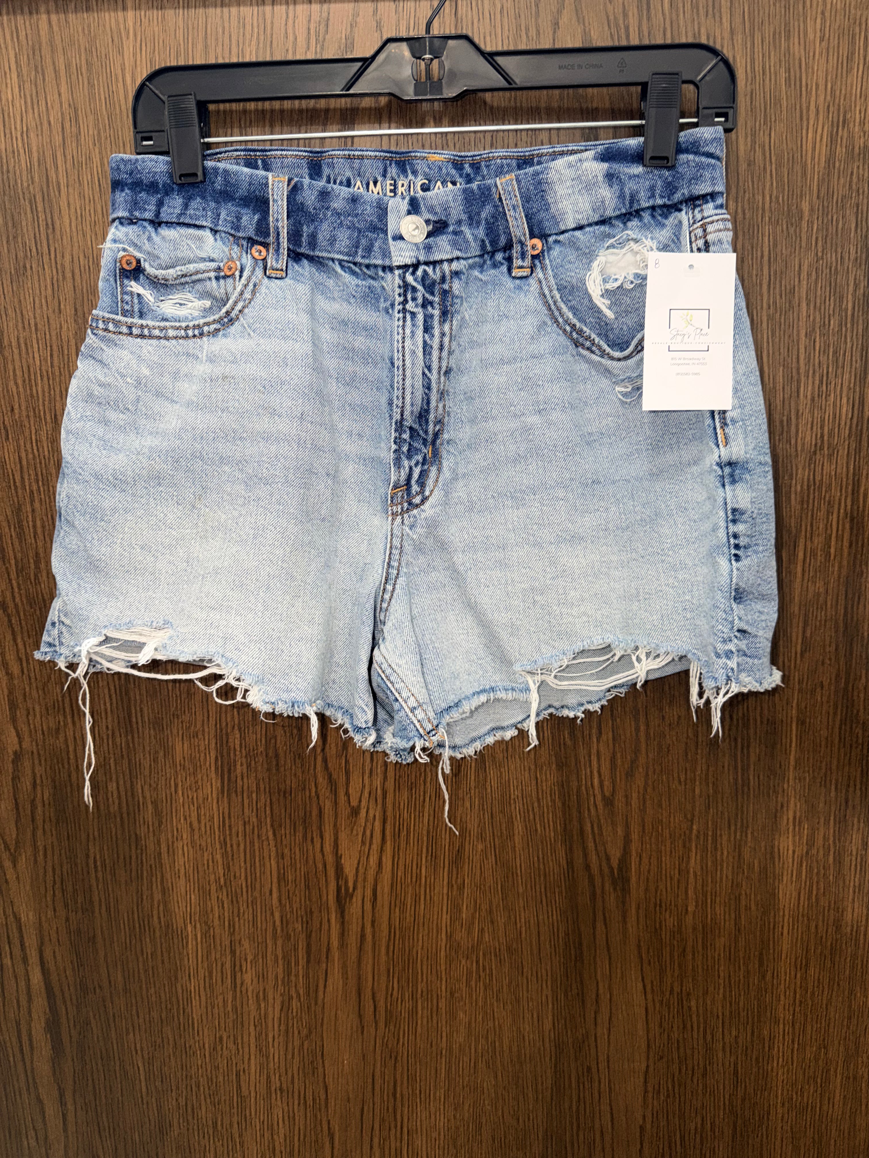 American Eagle Women’s Curvy Relaxed Shorts Size 8