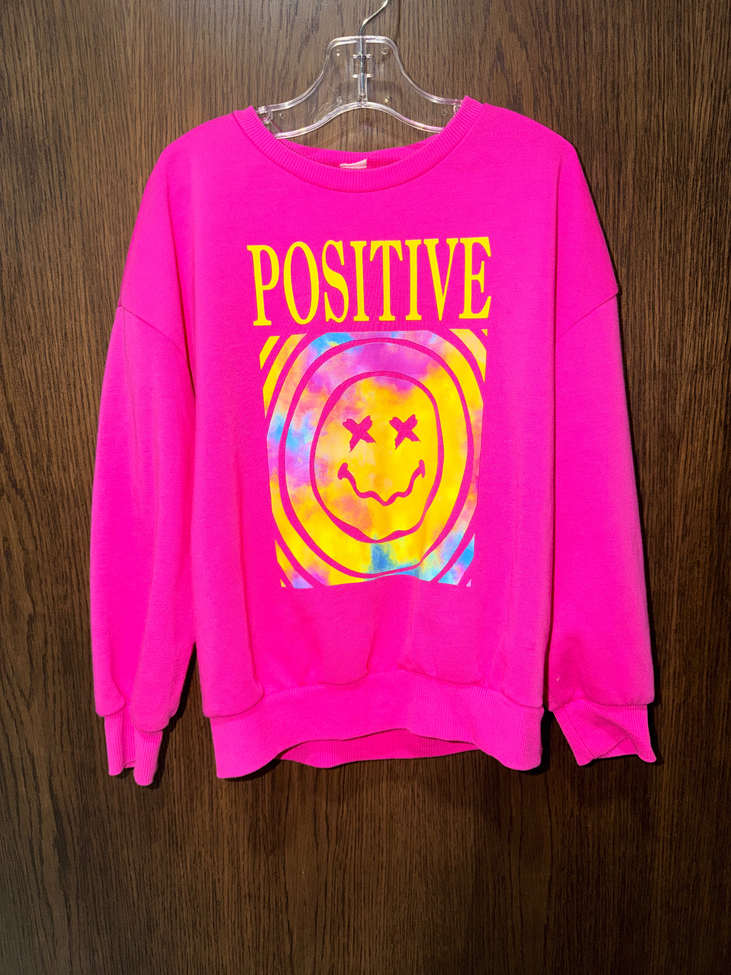 Positive Girls Crewneck Sweatshirt Size 6