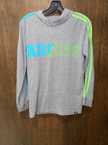 Adidas Boys Long Sleeve T-Shirt Hoodie YL 12/14