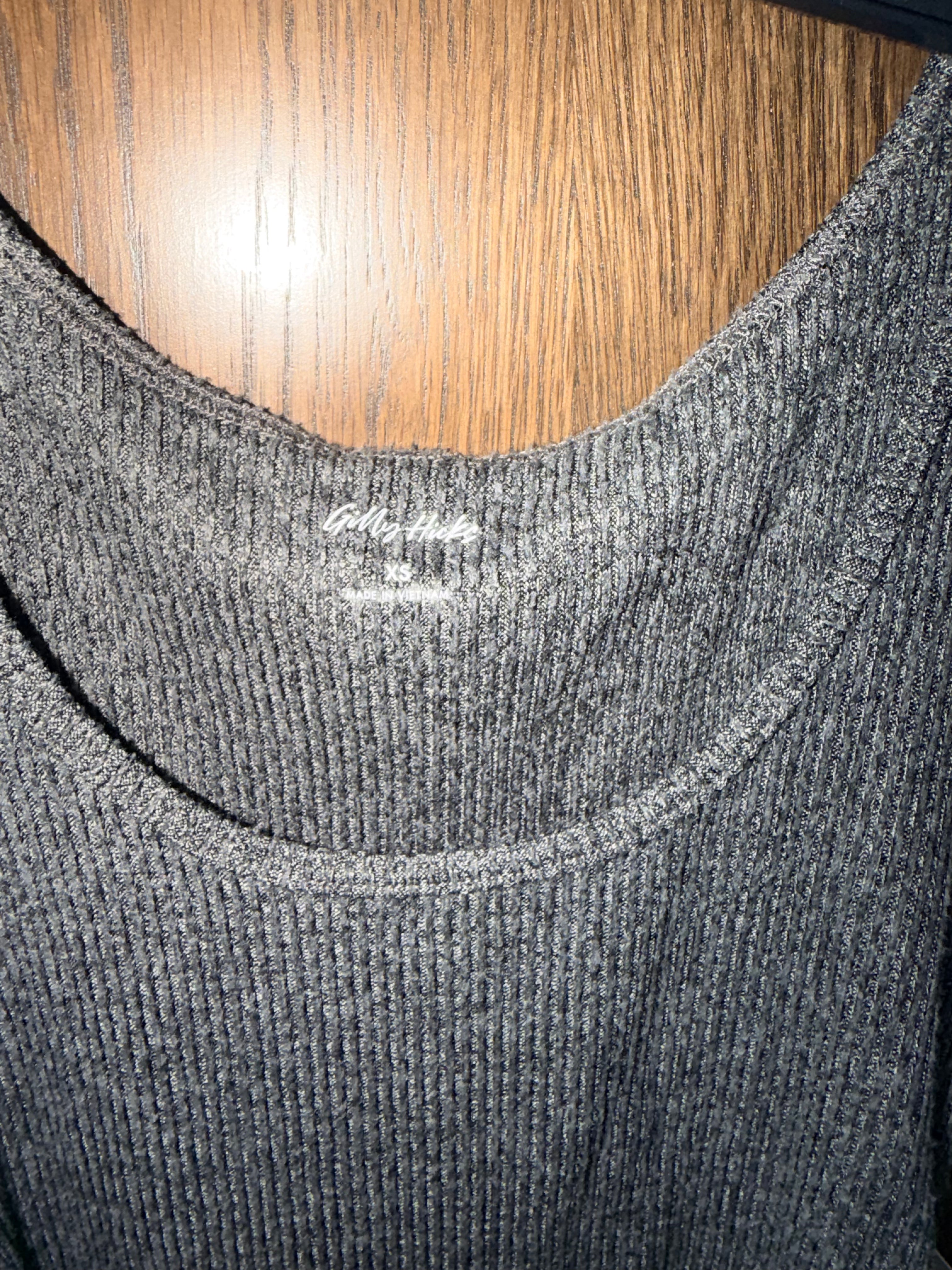 Gilly Hicks Ribbed Ruched Tie Sides Tank Top Size XS