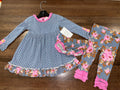 Matilda Jane "Fairy Tales" Dress Benny Leggings & Bummie Diaper Cover 18-24 Months