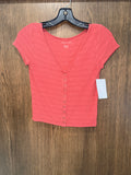 American Eagle Women’s Waffle Cropped Top XS