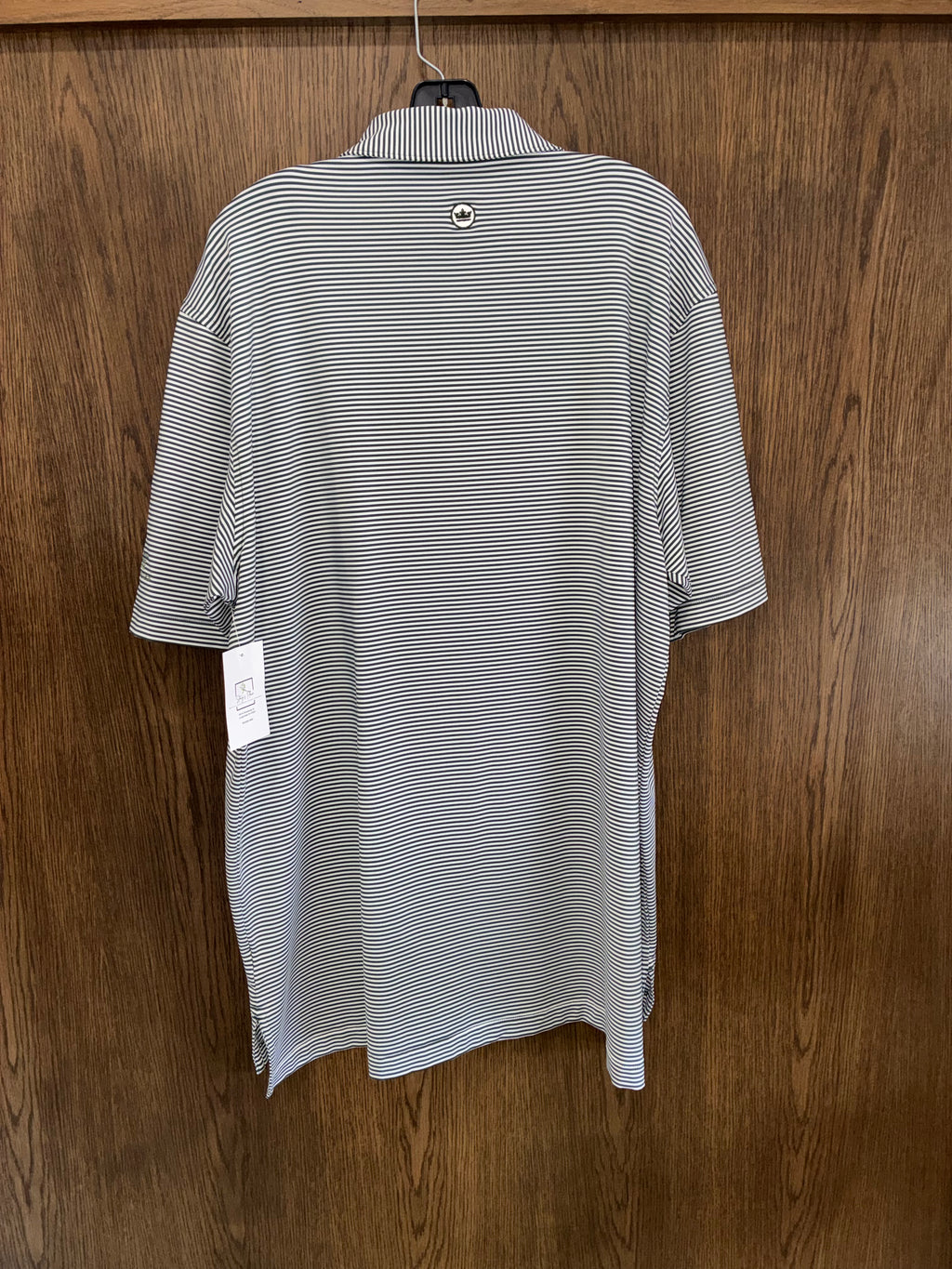 Peter Millar x Pete Dye Crown Striped Golf Polo Size XXL