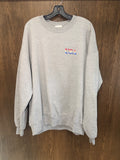 Vintage Walt Disney World USA Flag Sweatshirt 2XL Gray Patriotic Disney 90s Y2K