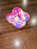 Crocs Toddler Girls Marbled Pink Crush Size 6C New Condition