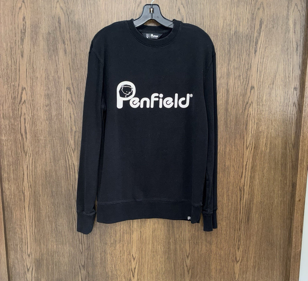 Penfield Crewneck Sweatshirt Outerwear Black Mens Size Small Pullover