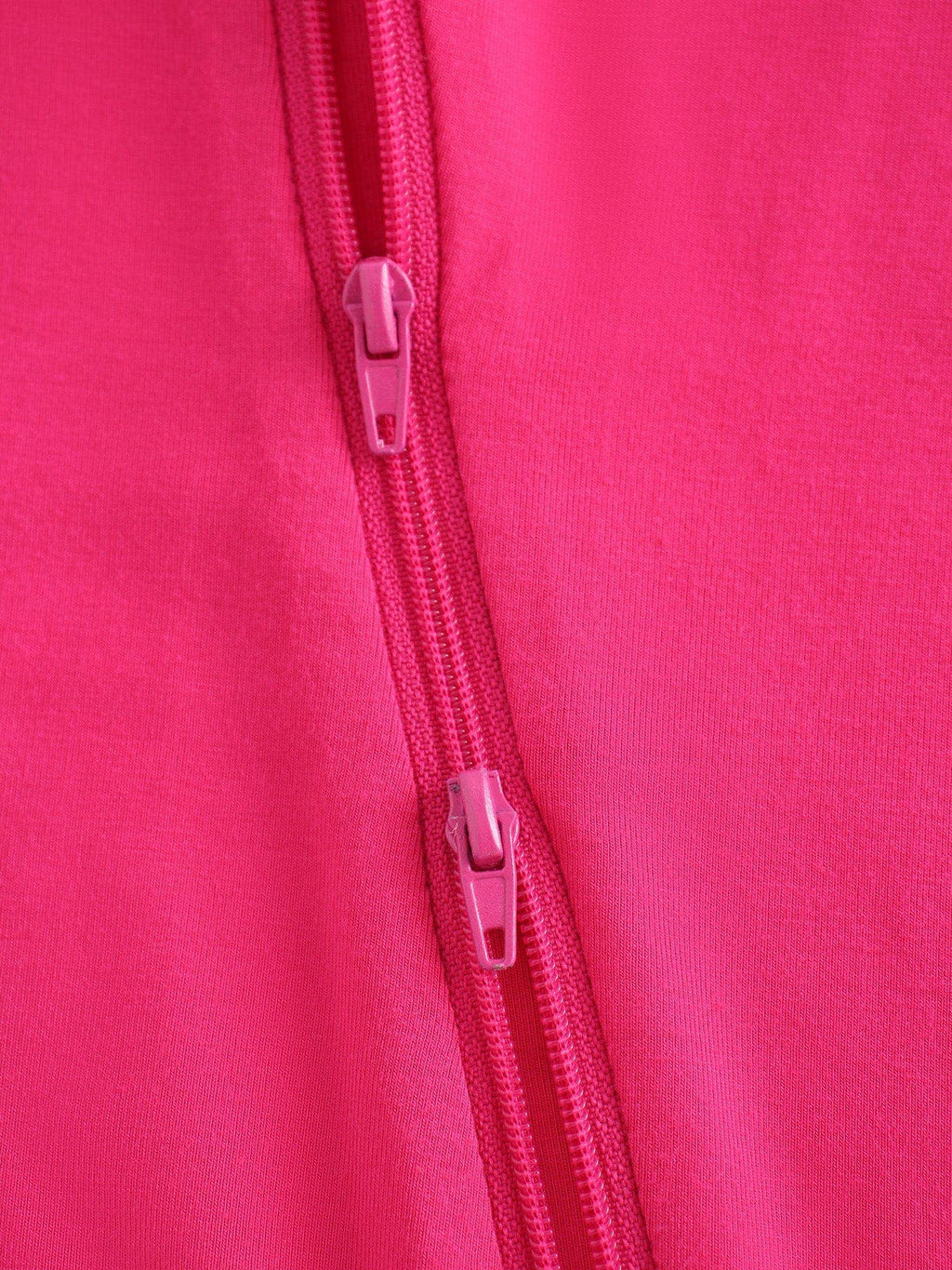 PoshTOT Hot Pink Bamboo Baby Convertible Zippy Romper: 6-9M